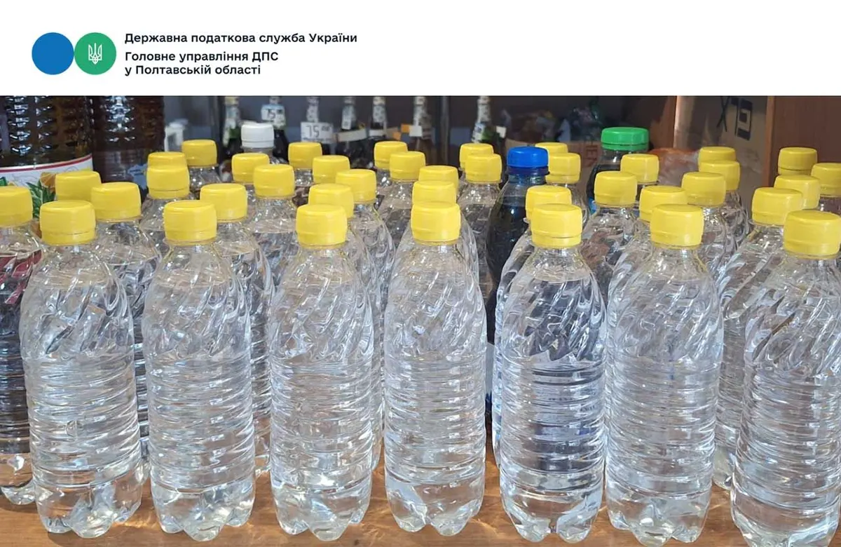 На Полтавщині вилучили немаркований алкоголь: підприємця оштрафували