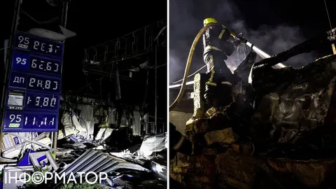 Удар по Опішні: всі АЗС у громаді зруйновані повністю