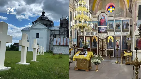 Храм на Житомирщині: стінописи XVIII сторіччя та копія Почаївської ікони