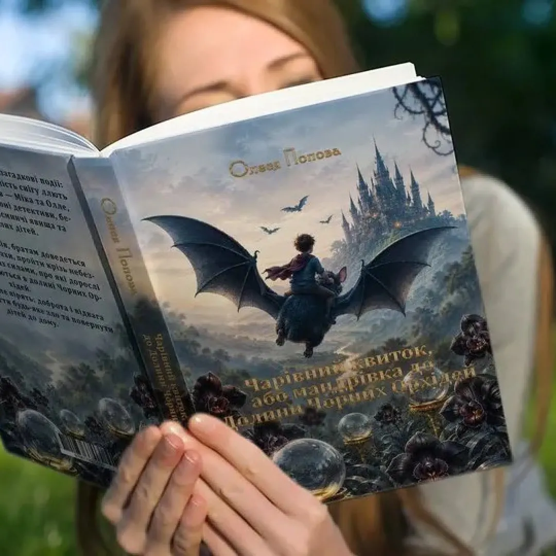 «Чарівний квиток»: нова книжка Олесі Попової для дітей, які живуть у час війни
