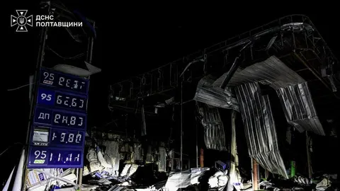 В Опошнянській громаді зруйновані всі АЗС