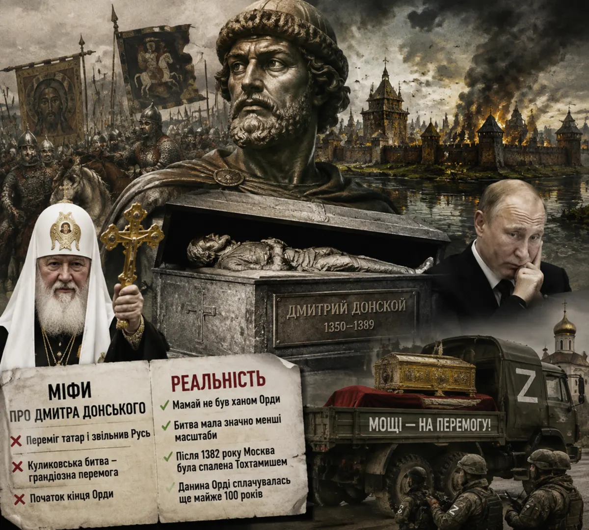 Мощі Дмитра Донського: новий «оберіг» Путіна для війни