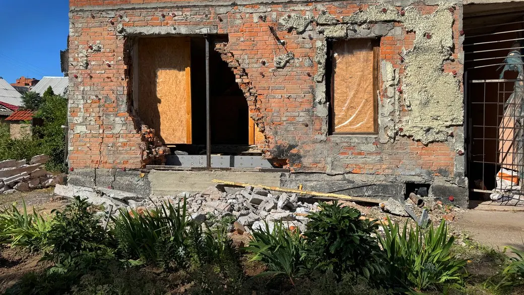 У Полтаві відновлюють 9-поверхівку після удару дрона: залучили понад 6 млн грн