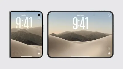iPhone Duo: Apple показала перший складаний смартфон у своїй історії