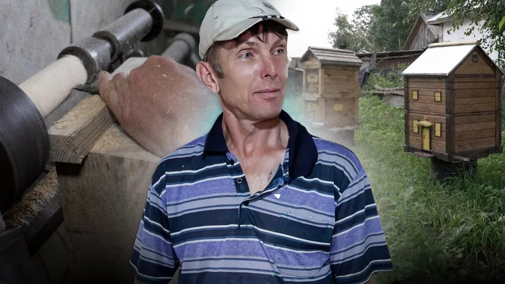 «Дерево під фарбу ховати — це гріх»: столяр із Сохачів про свої вироби