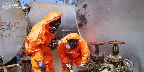 У Полтавській області через обстріл стався витік метанолу