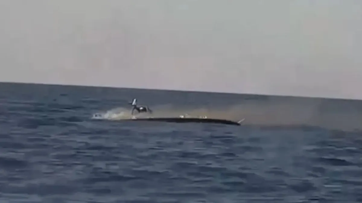 У Чорному морі український дрон Sargan 3000 знищив російський безекіпажний катер