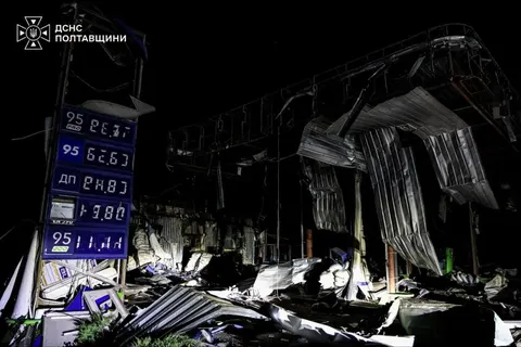 В Опішній за ніч знищили всі АЗС громади: деталі атаки