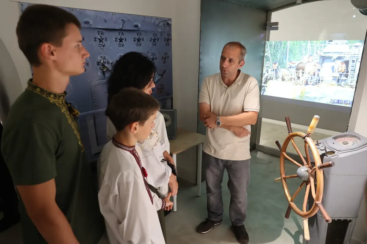У Львові показали військово-морські трофеї з півдня України