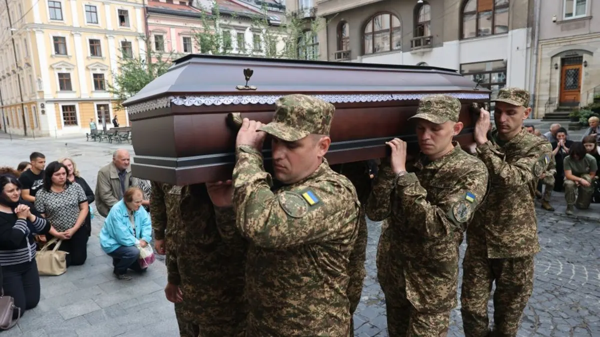 Львів попрощається з двома захисниками: Назарієм Милькусом та Олексієм Кротом